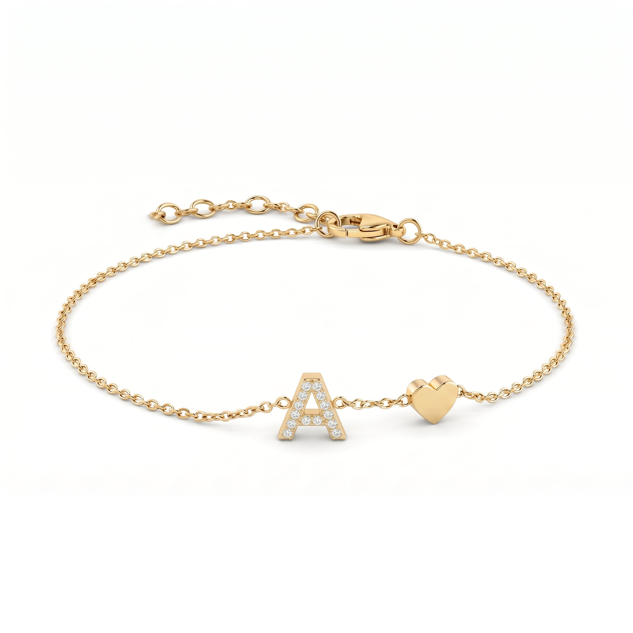 Initial Bracelet "Charm"