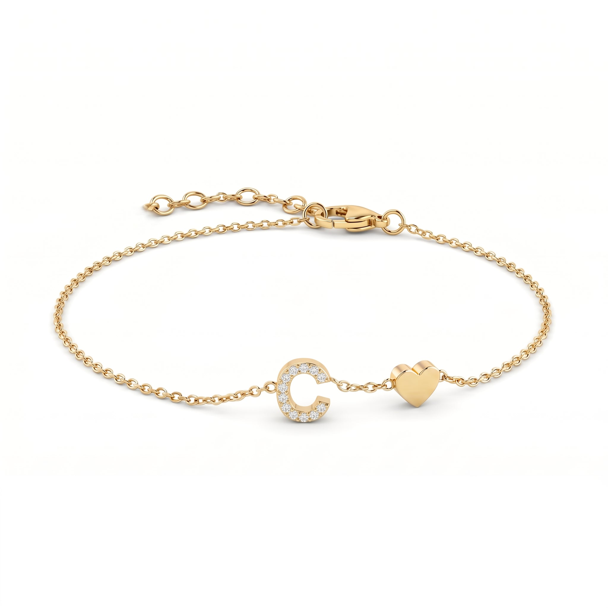 Pulsera de inicial "Charm"