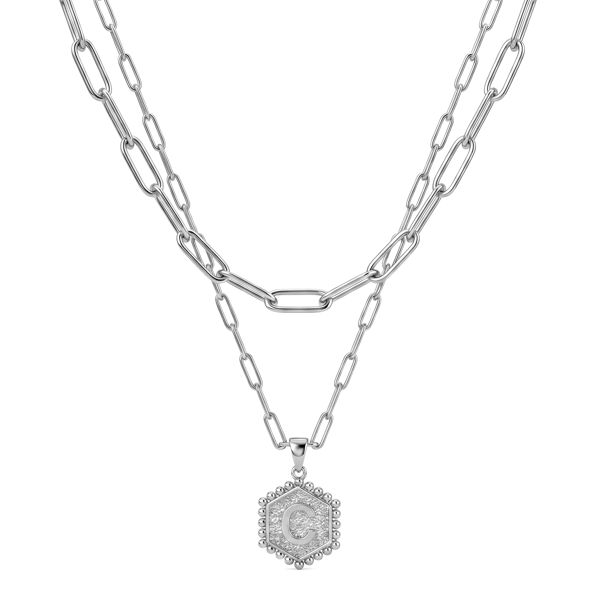 Collar con inicial "Tessa"