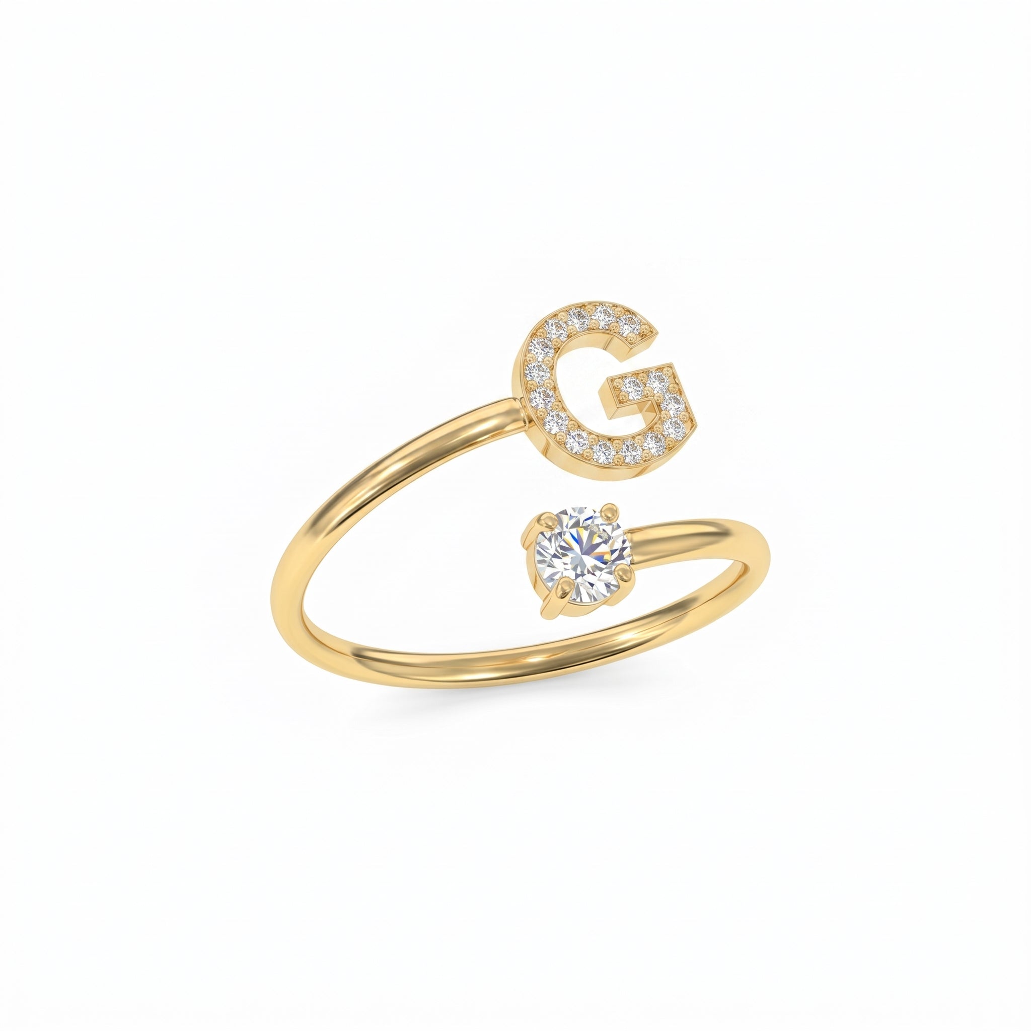 Anillo Inicial Ajustable "Celeste"