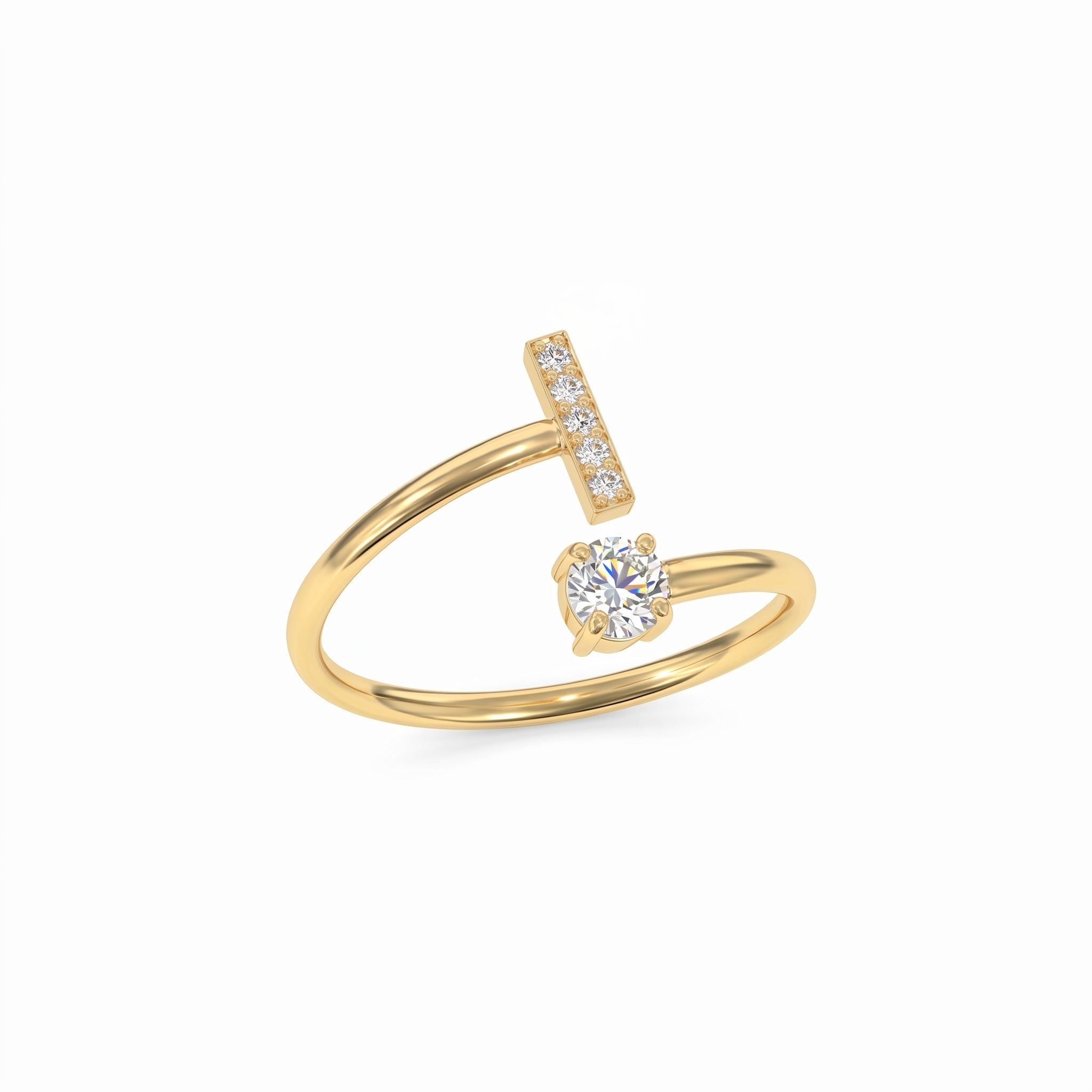 Anillo Inicial Ajustable "Celeste"
