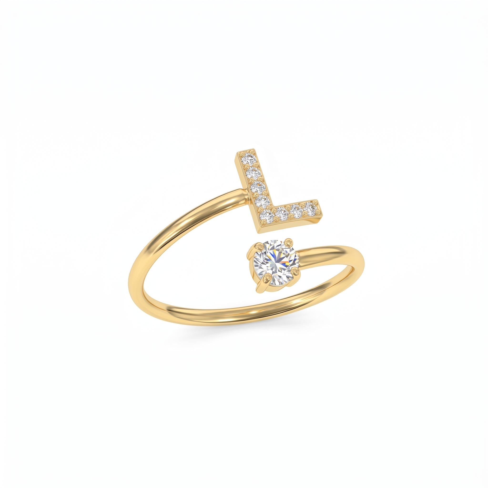 Anillo Inicial Ajustable "Celeste"