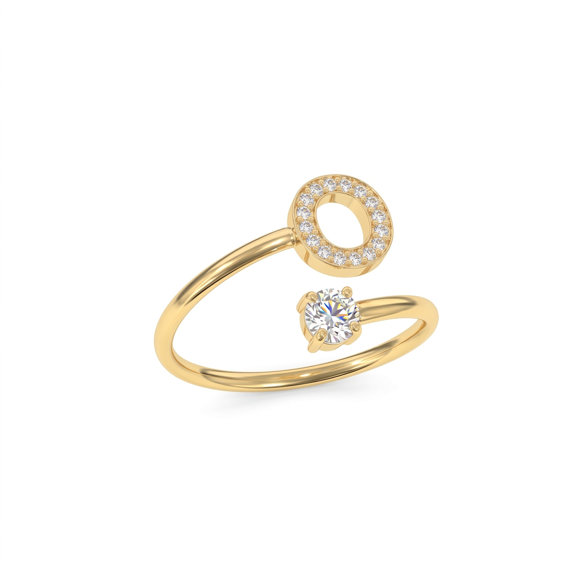 Anillo Inicial Ajustable "Celeste"