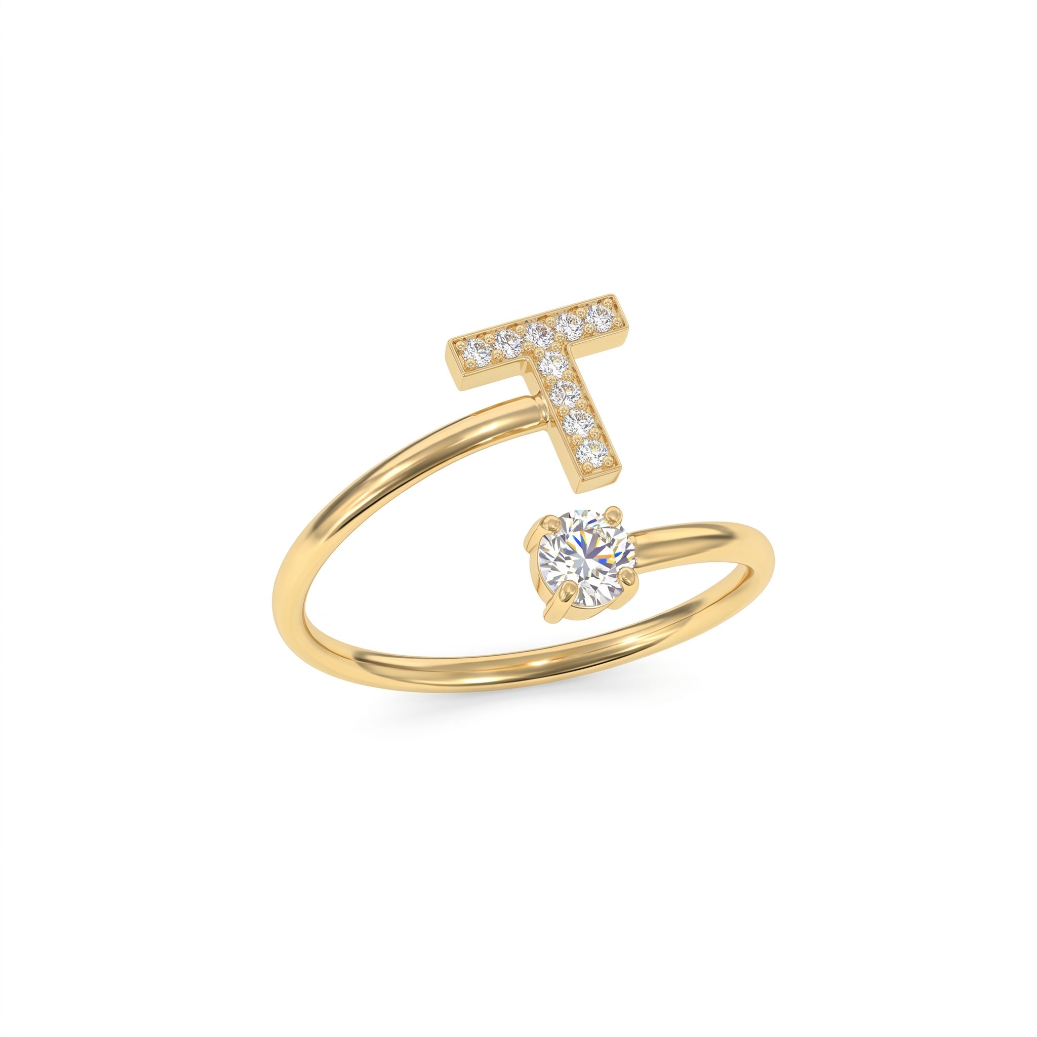 Anillo Inicial Ajustable "Celeste"