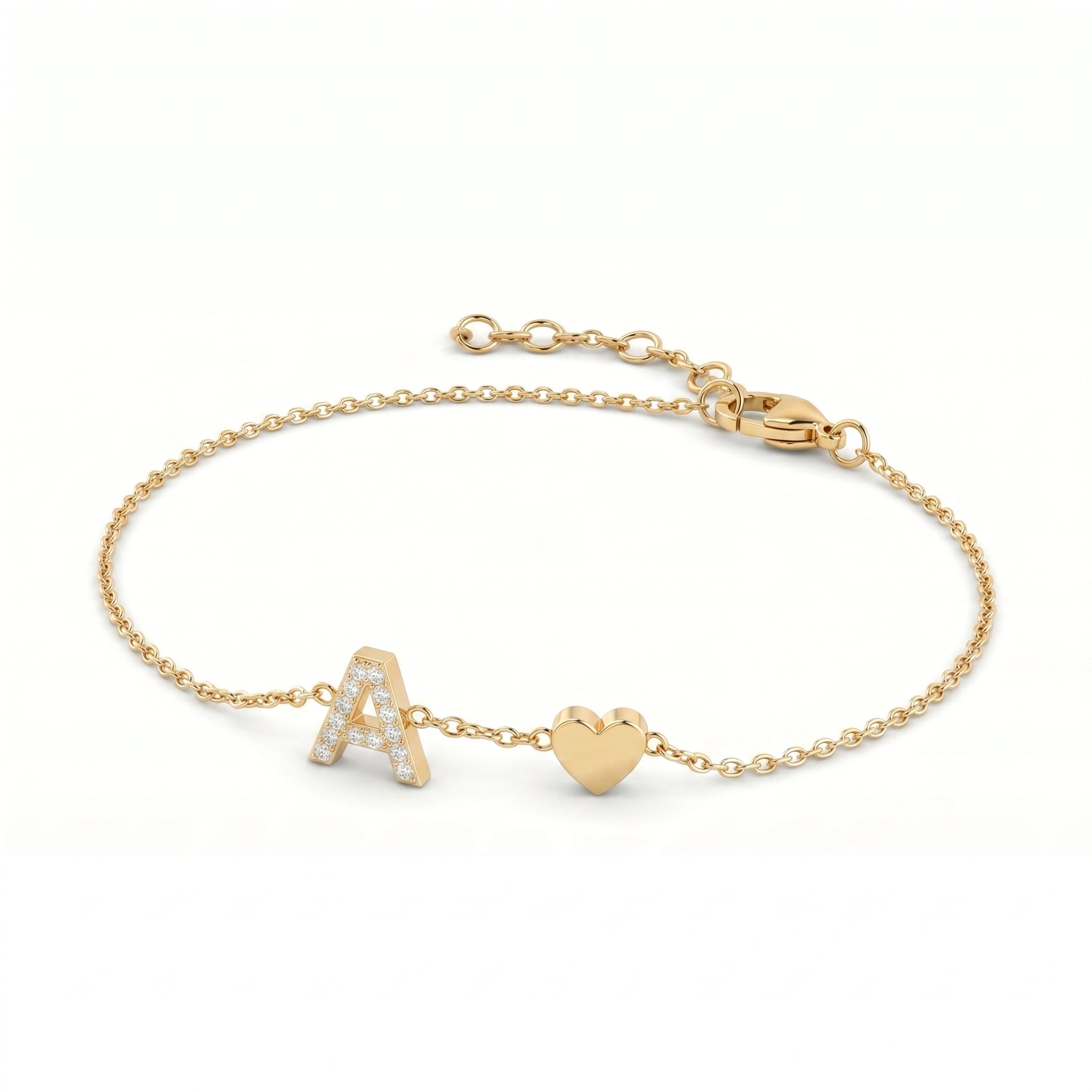 Initial Bracelet "Charm"