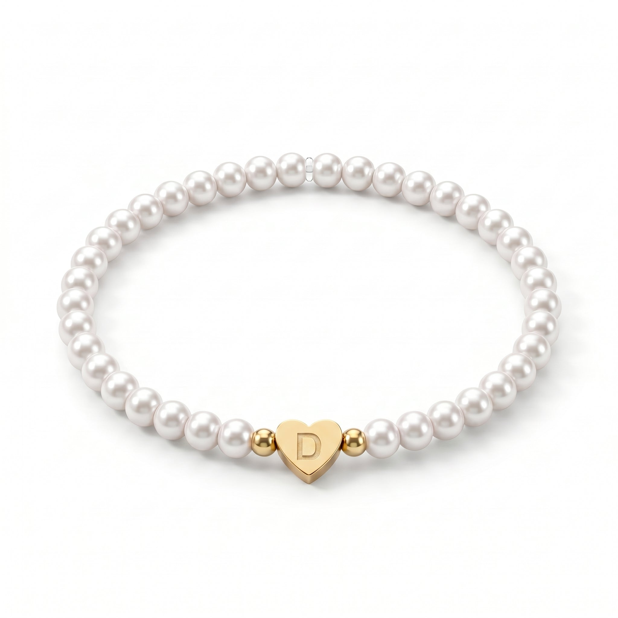 Pulsera con inicial "Perla"