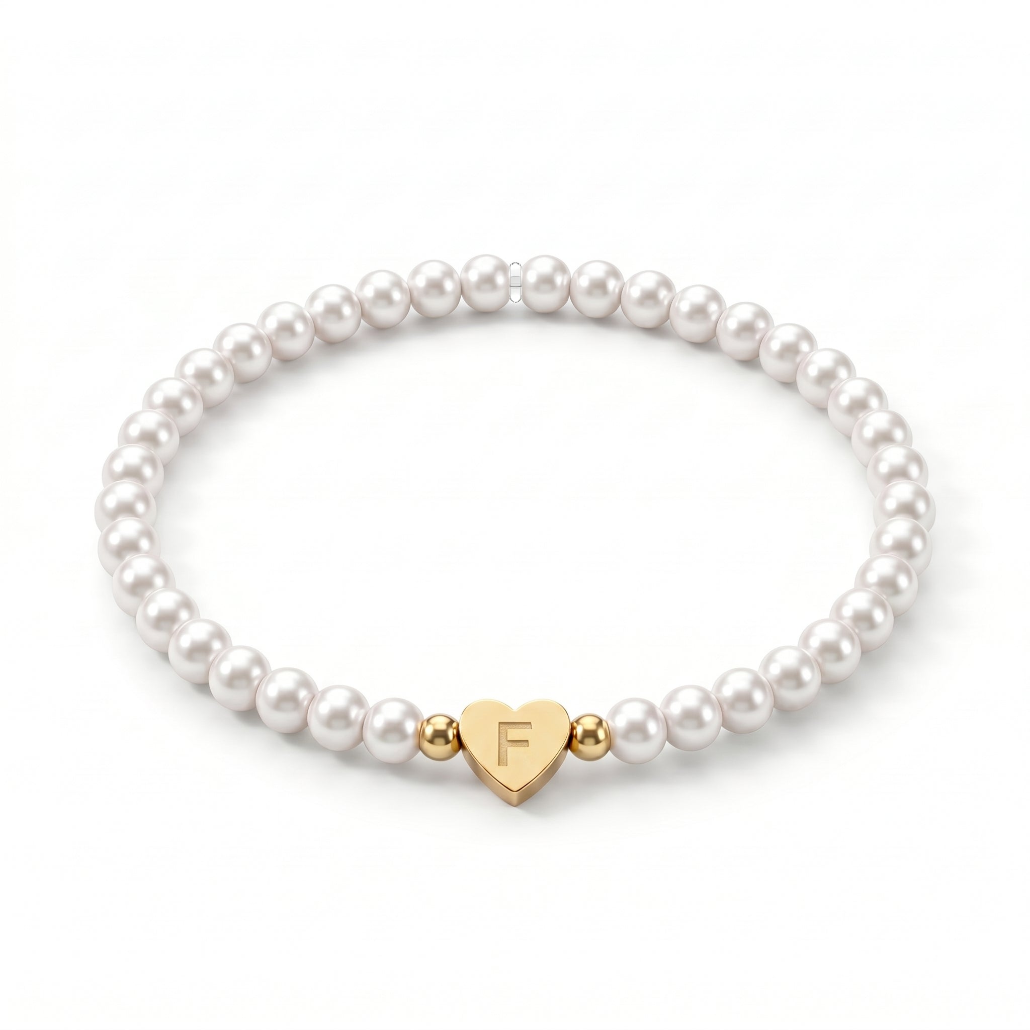 Pulsera con inicial "Perla"