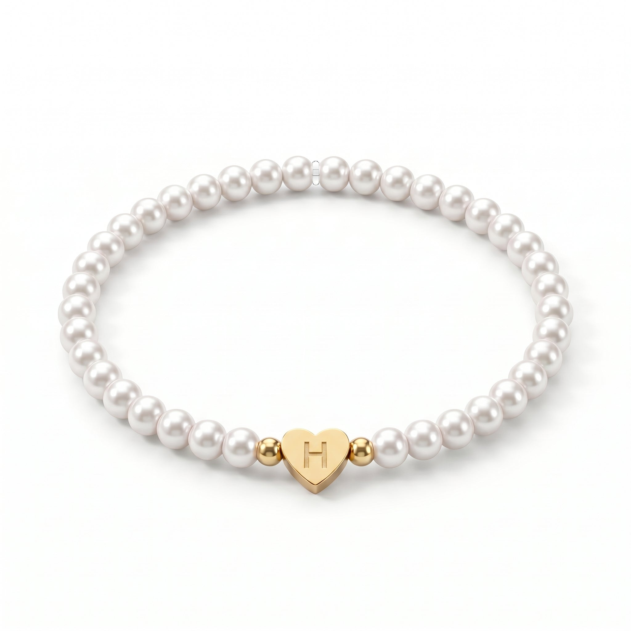 Pulsera con inicial "Perla"