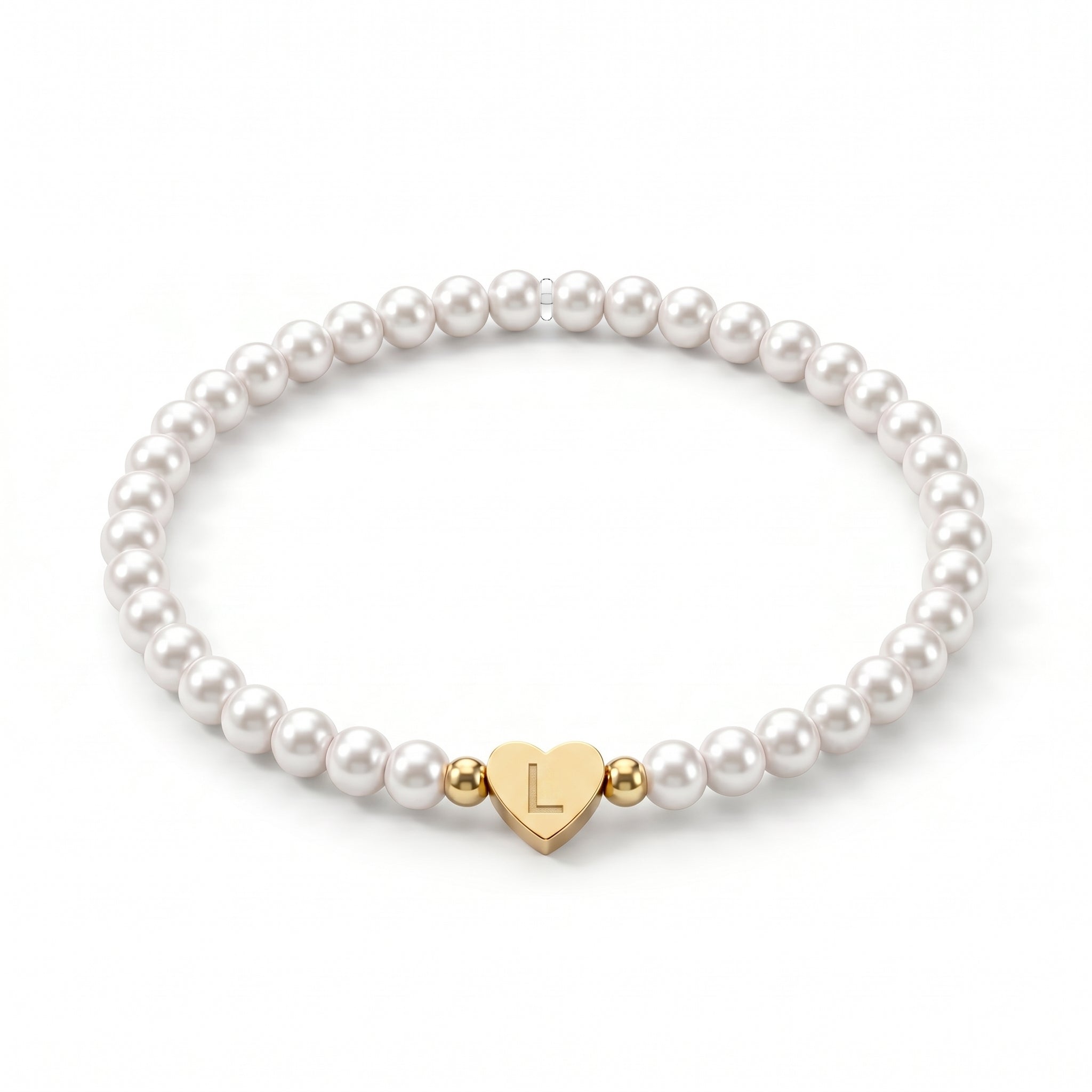 Pulsera con inicial "Perla"