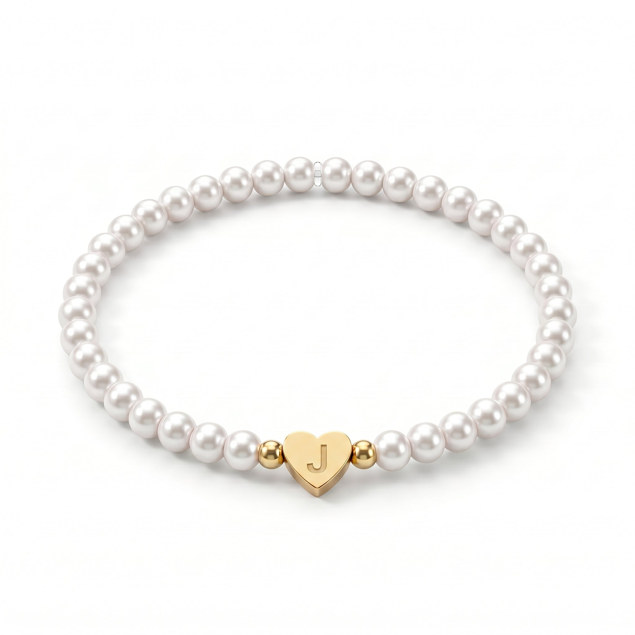 Pulsera con inicial "Perla"