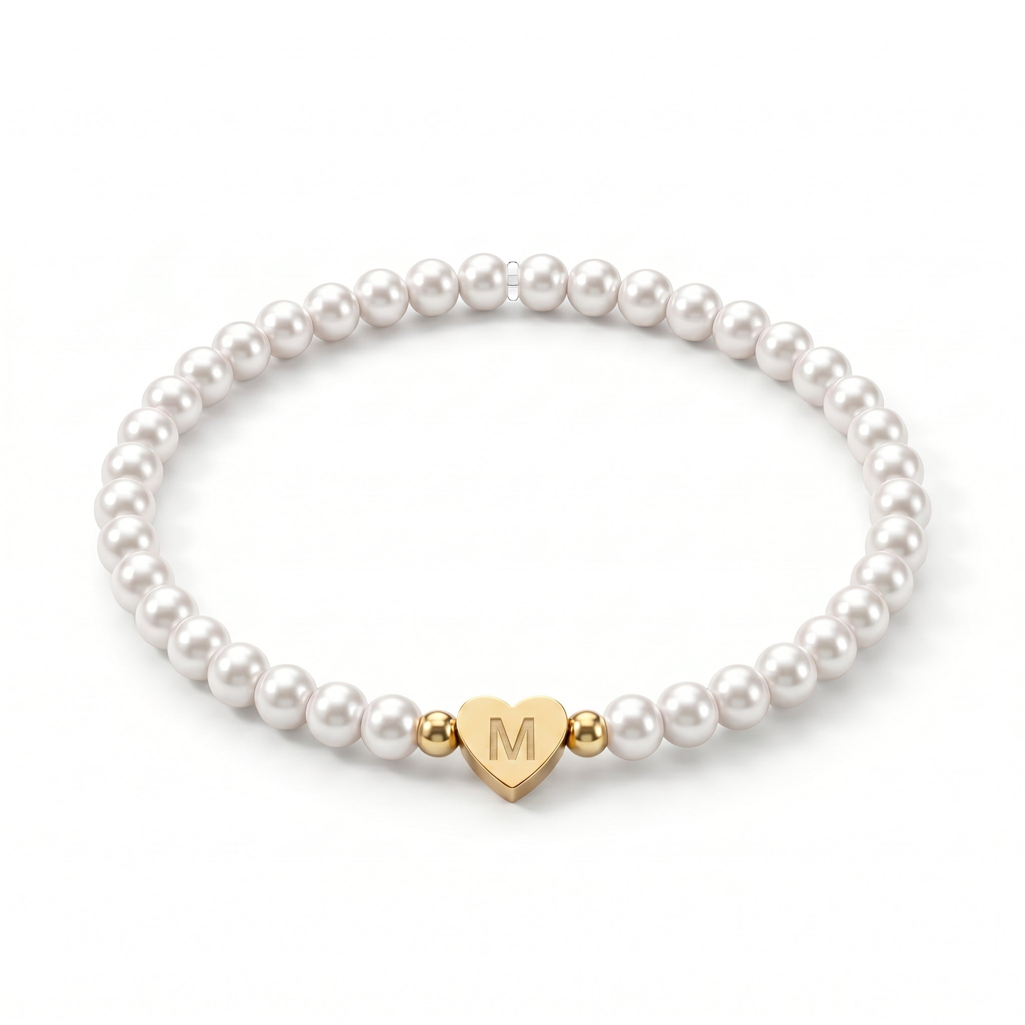 Pulsera con inicial "Perla"