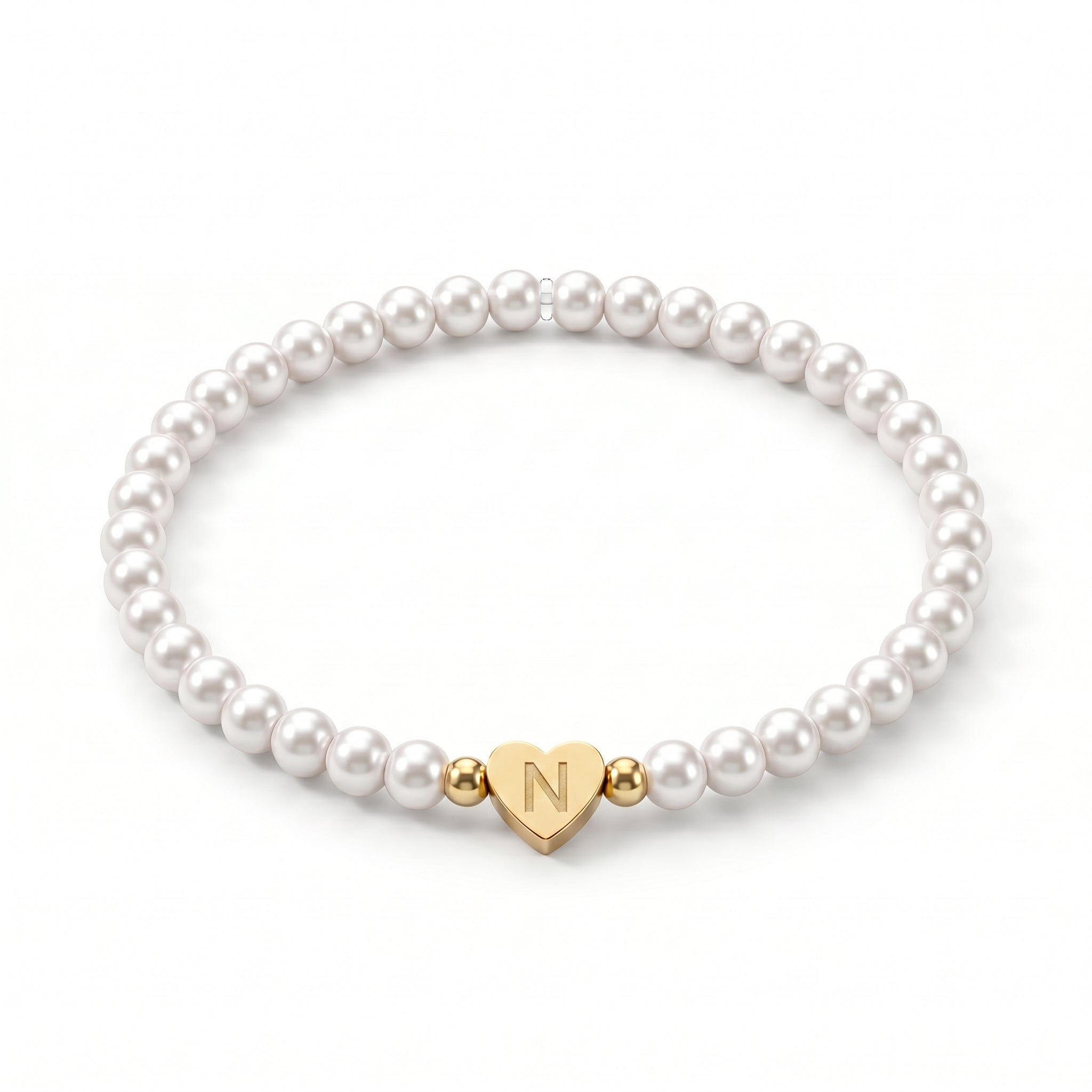Pulsera con inicial "Perla"