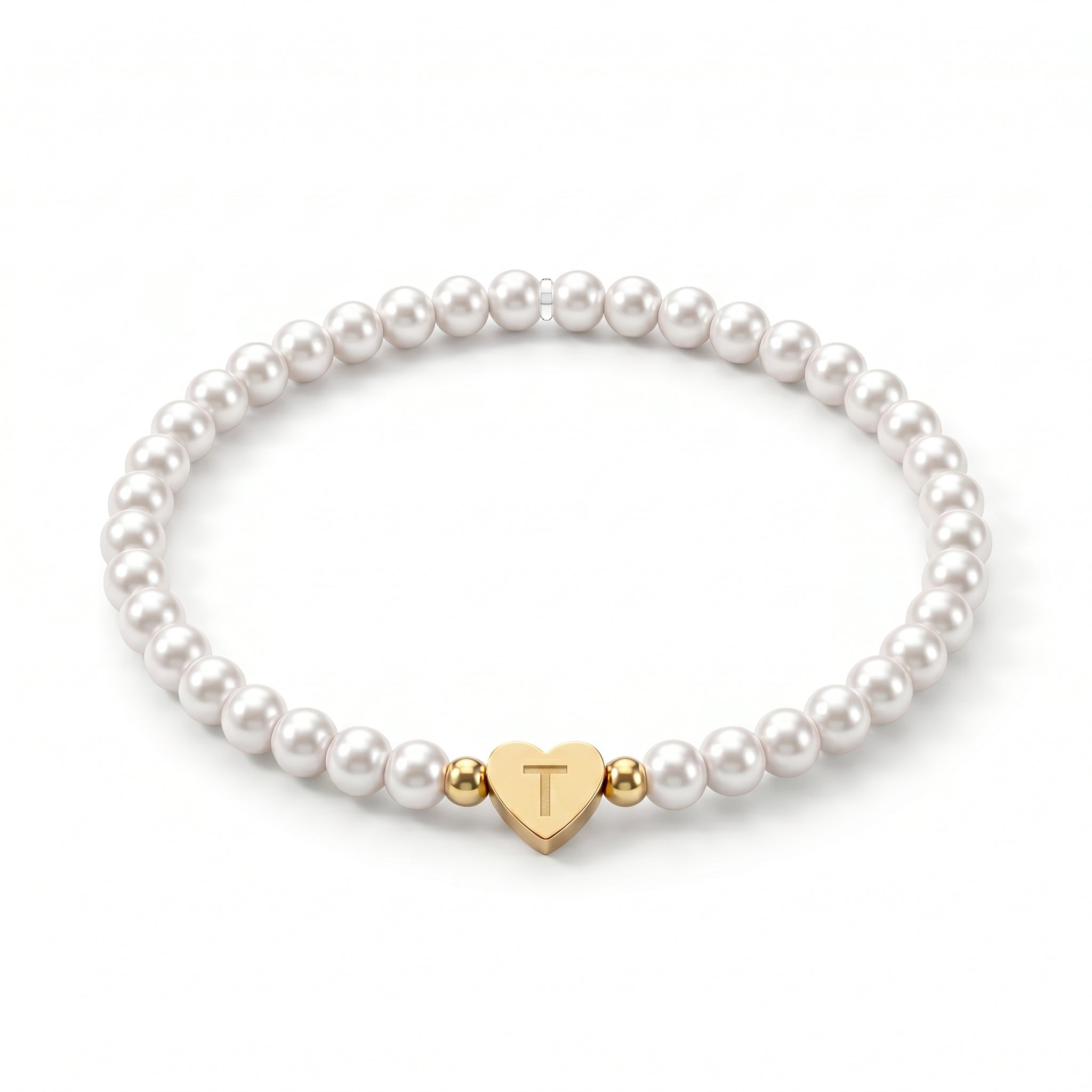 Pulsera con inicial "Perla"