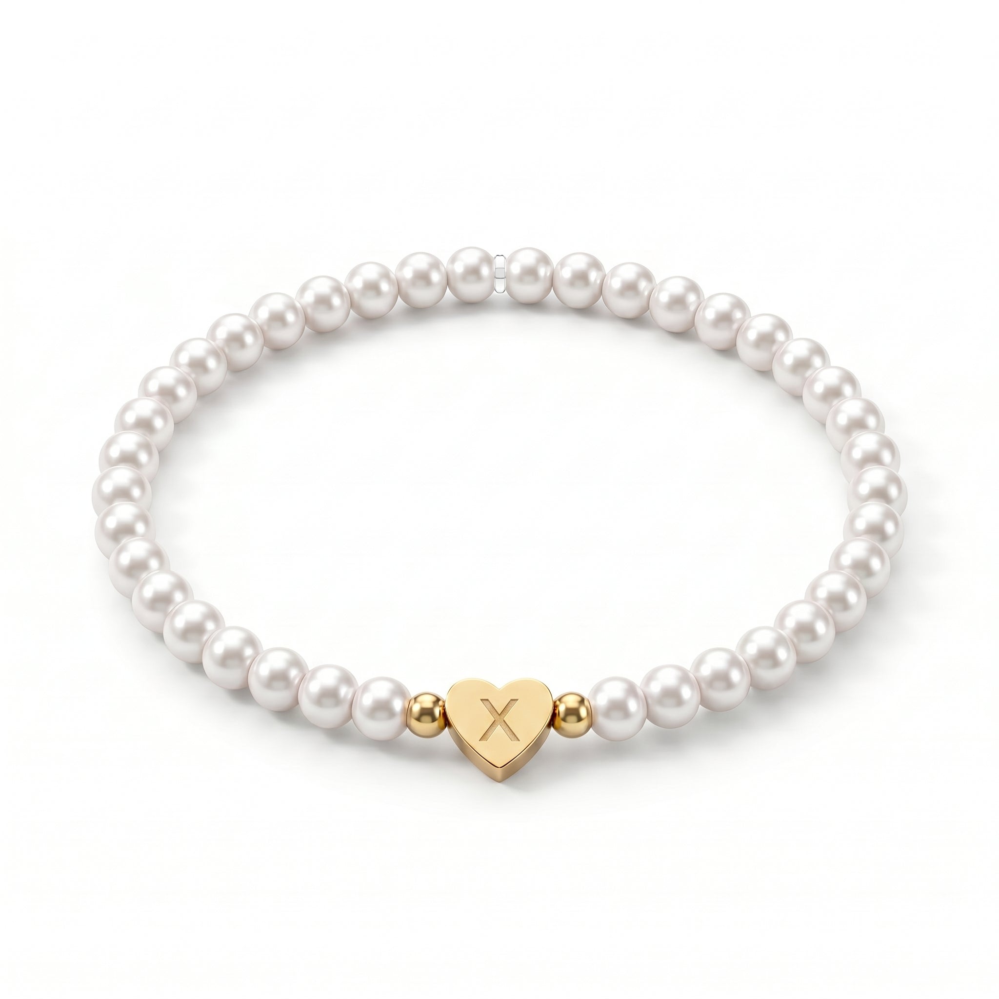 Pulsera con inicial "Perla"