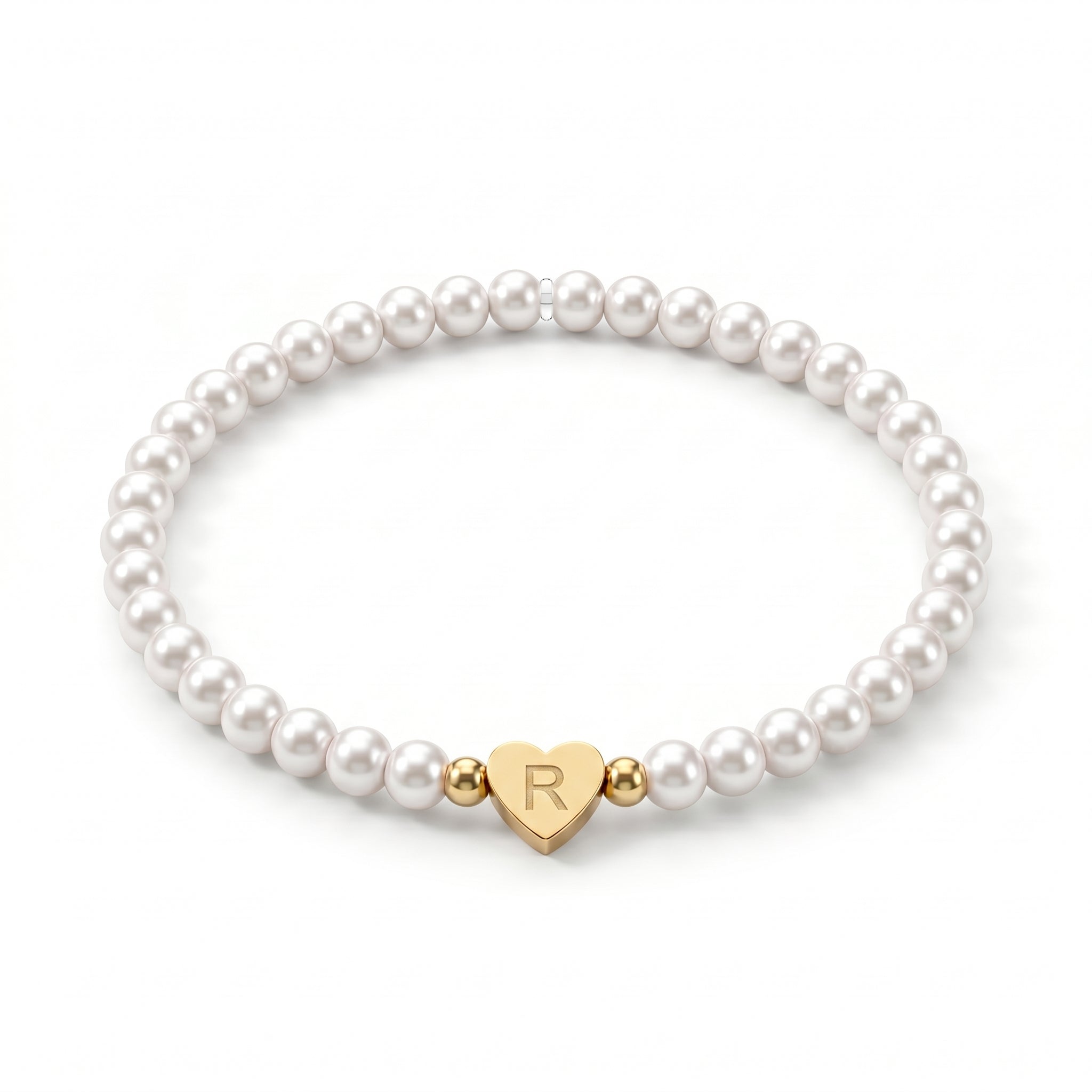 Pulsera con inicial "Perla"