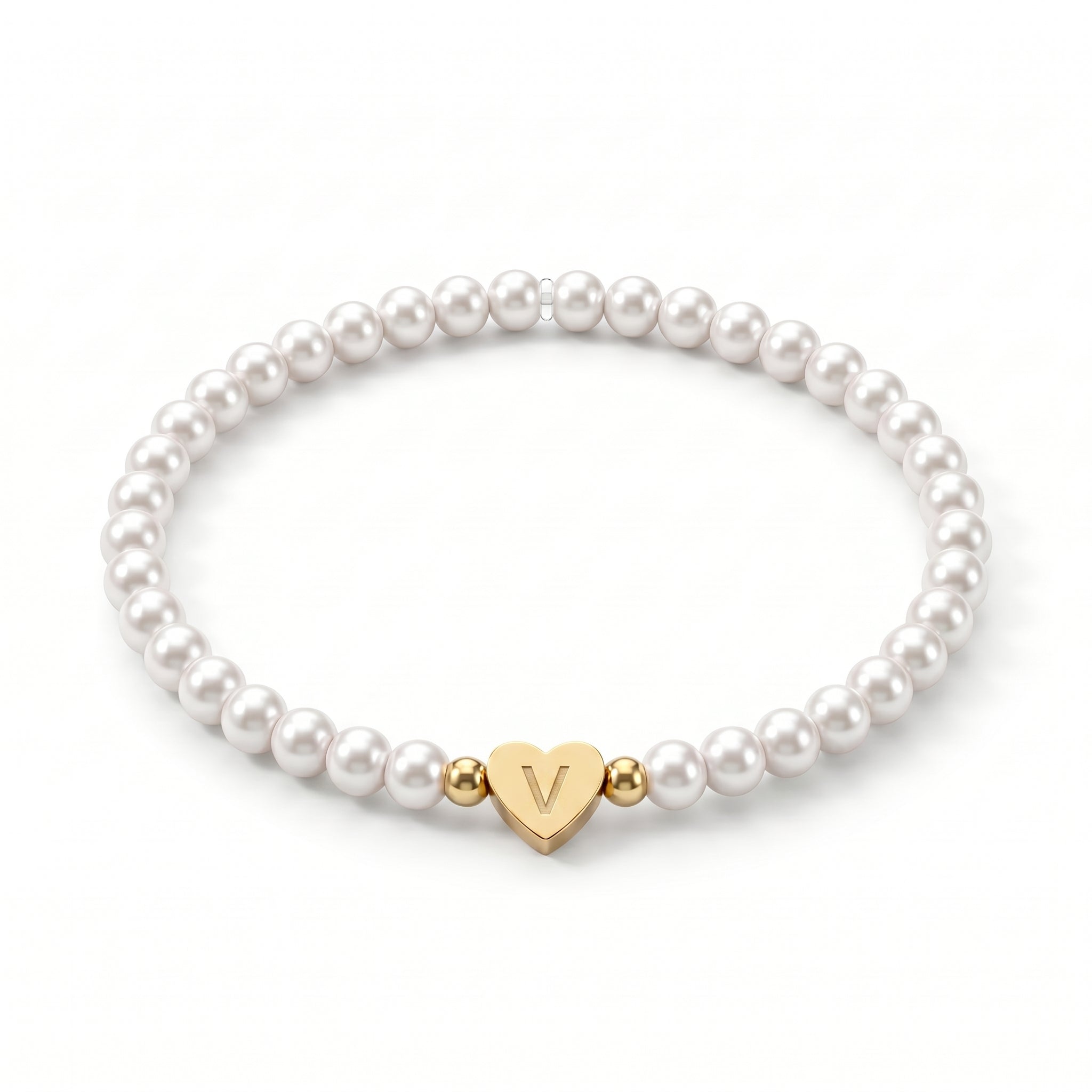 Pulsera con inicial "Perla"