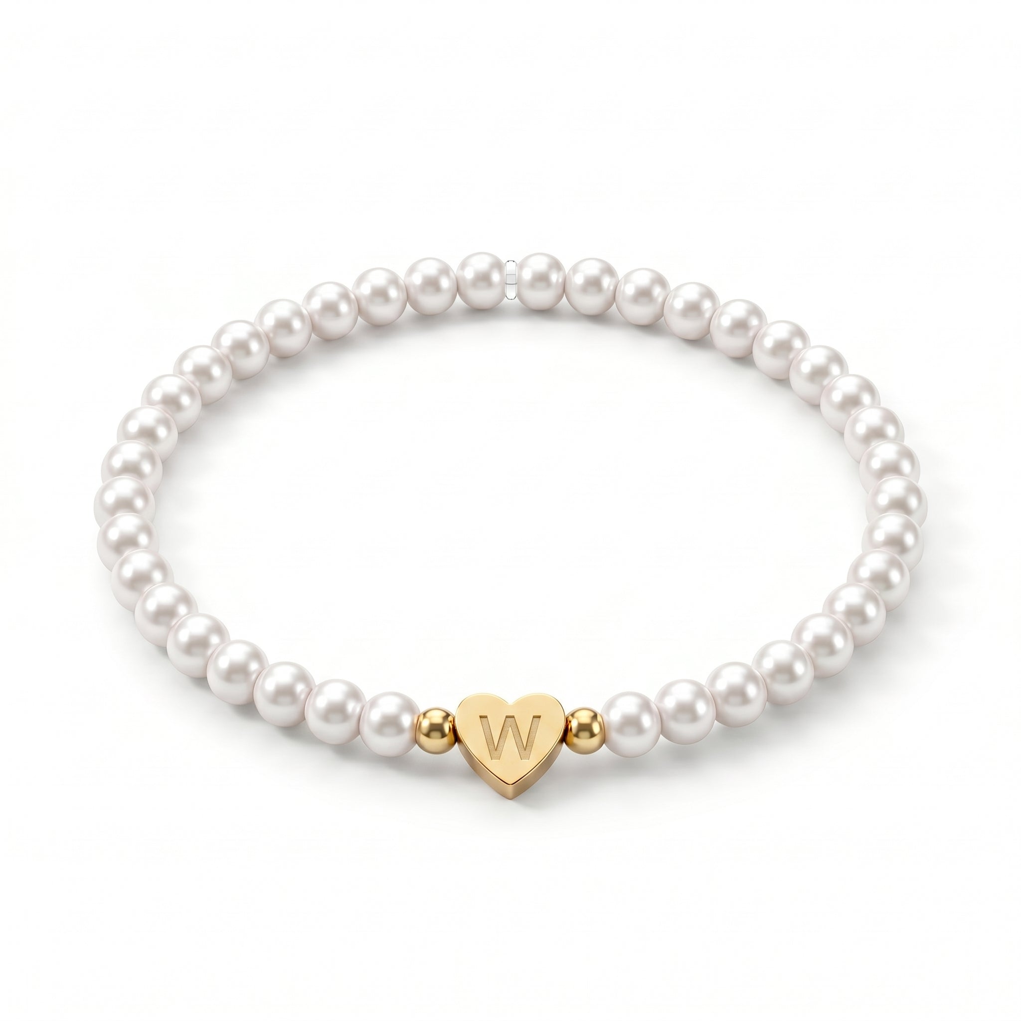 Pulsera con inicial "Perla"