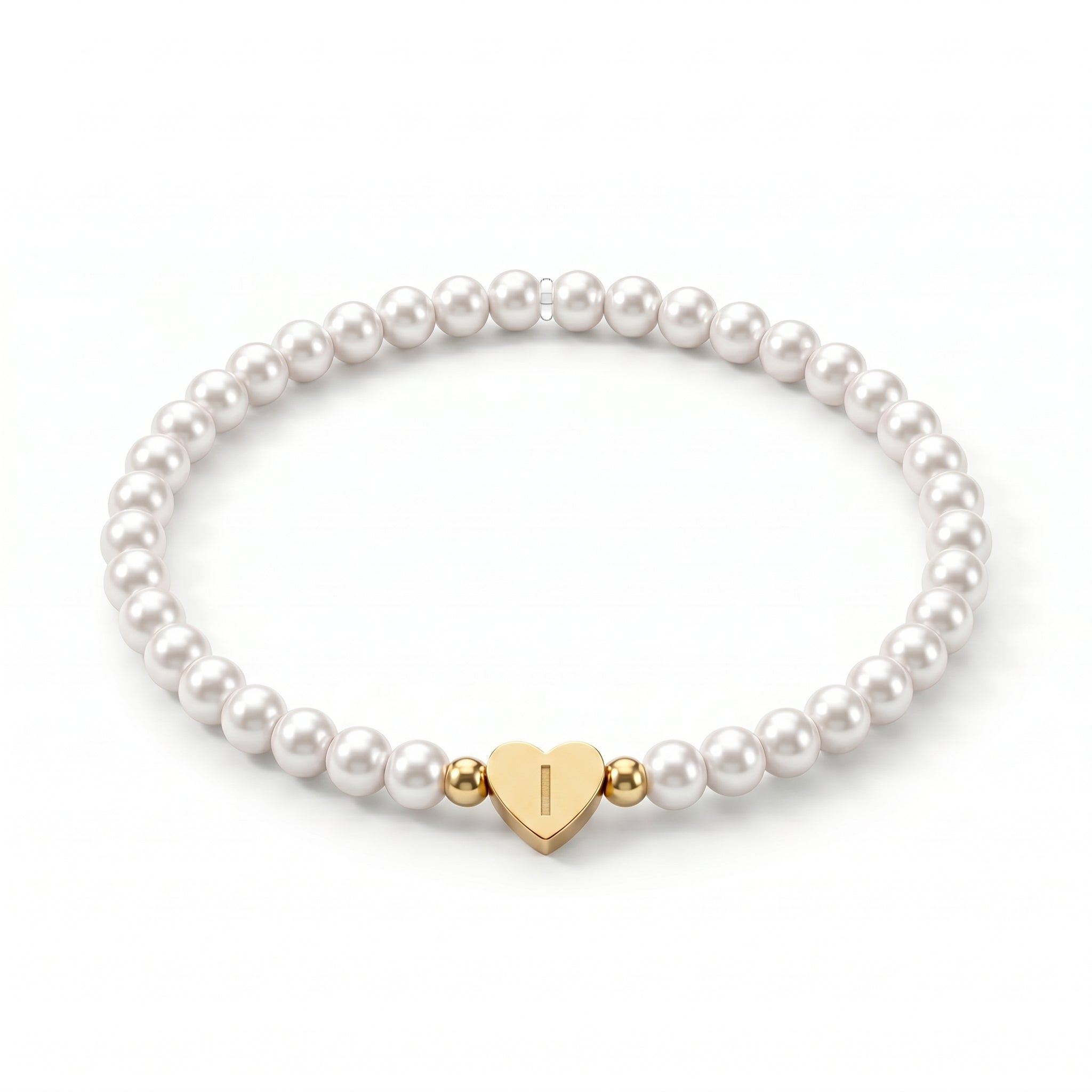 Pulsera con inicial "Perla"