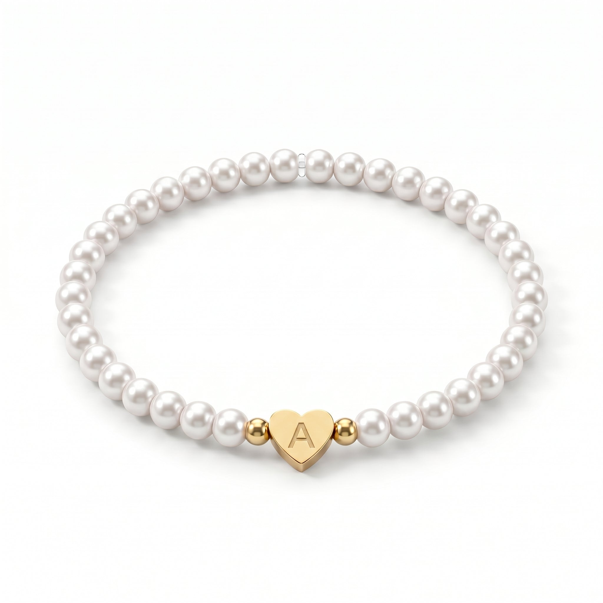 Initial Bracelet "Pearl"