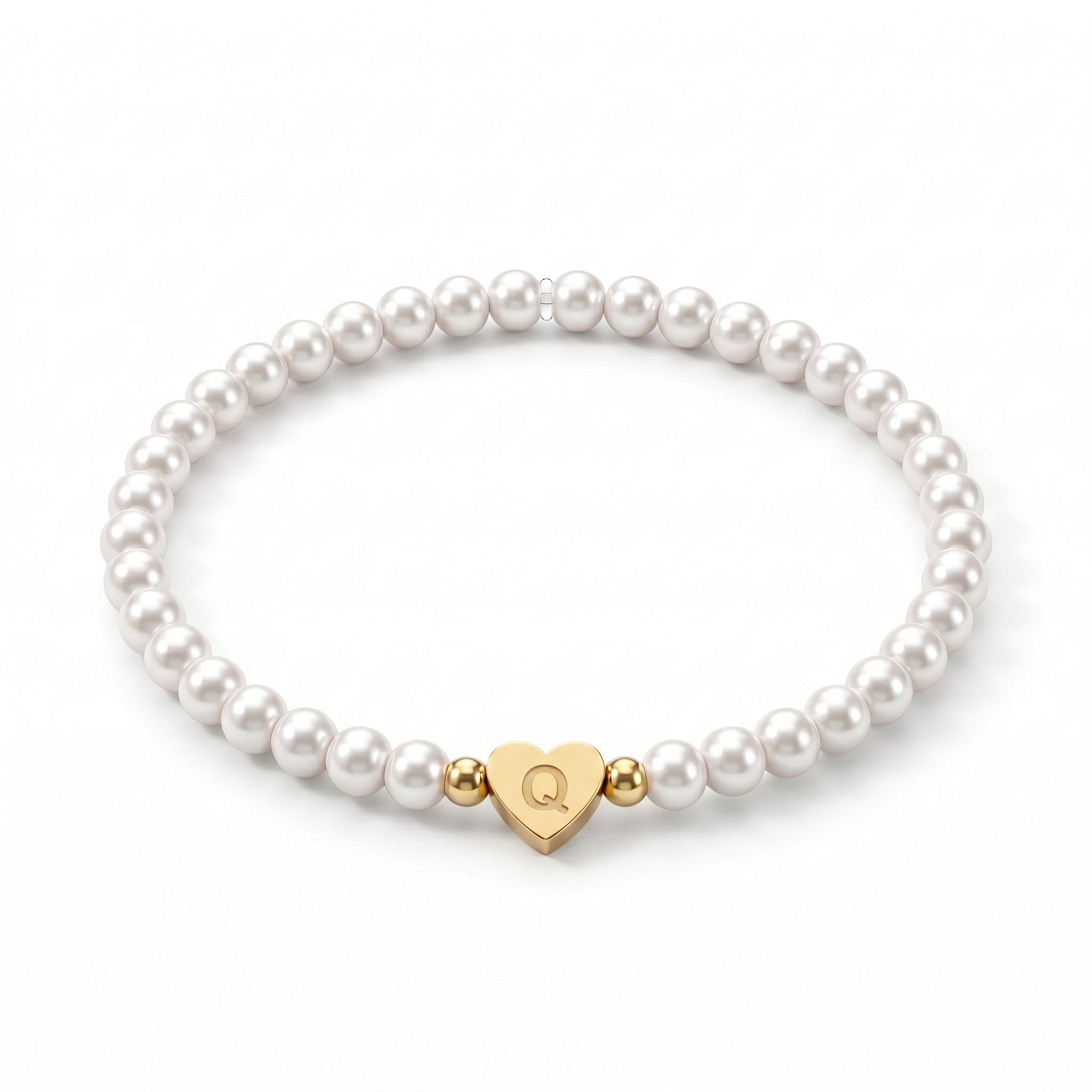 Pulsera con inicial "Perla"