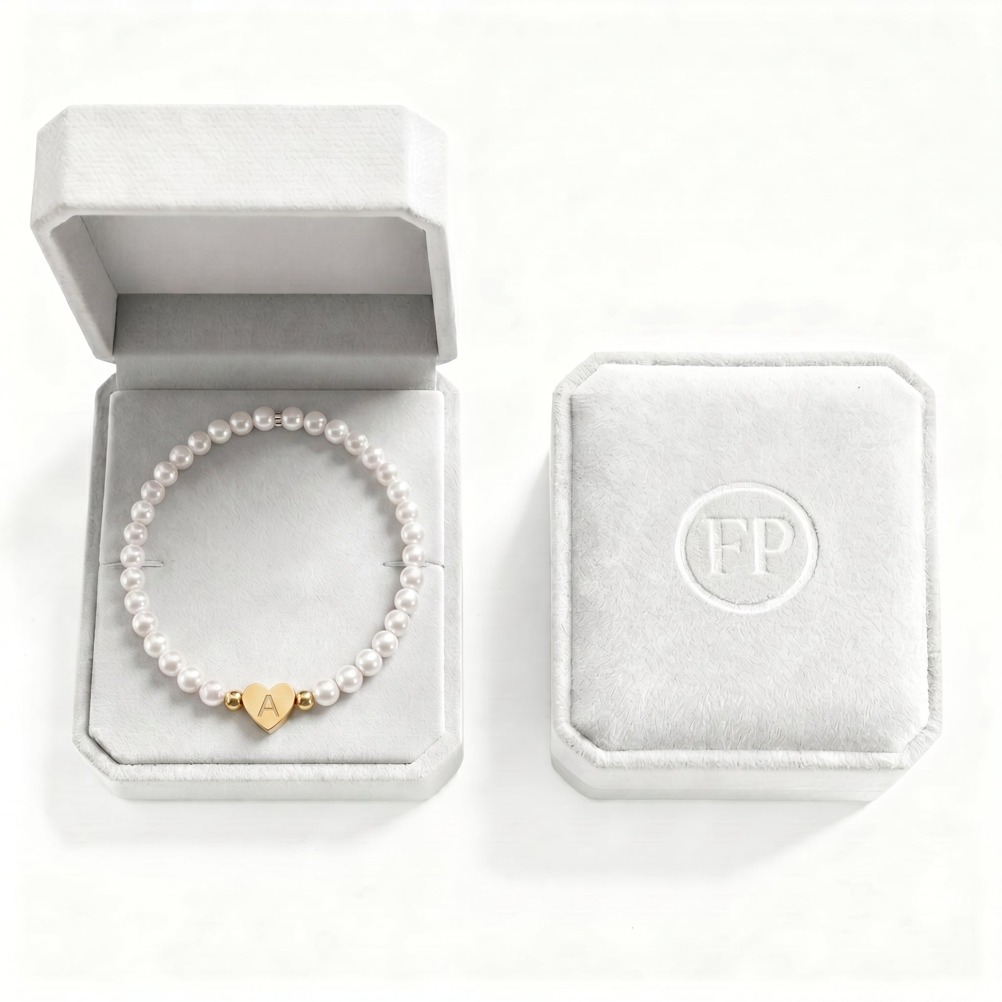 Initial Bracelet "Pearl"