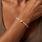 Initial Bracelet "Pearl"