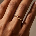 Adjustable Initial Ring "Sweetheart"