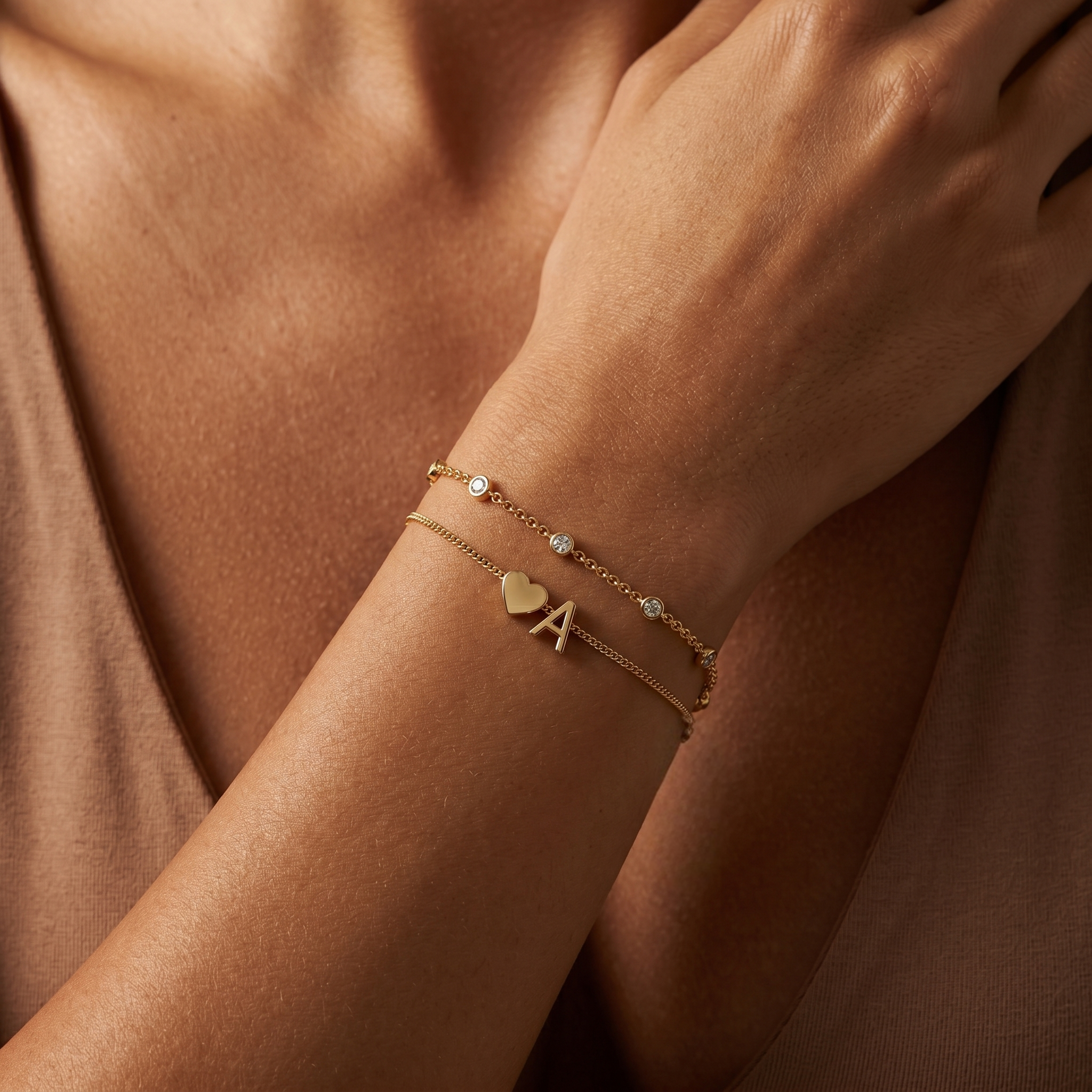 Initial Bracelet "Amor"