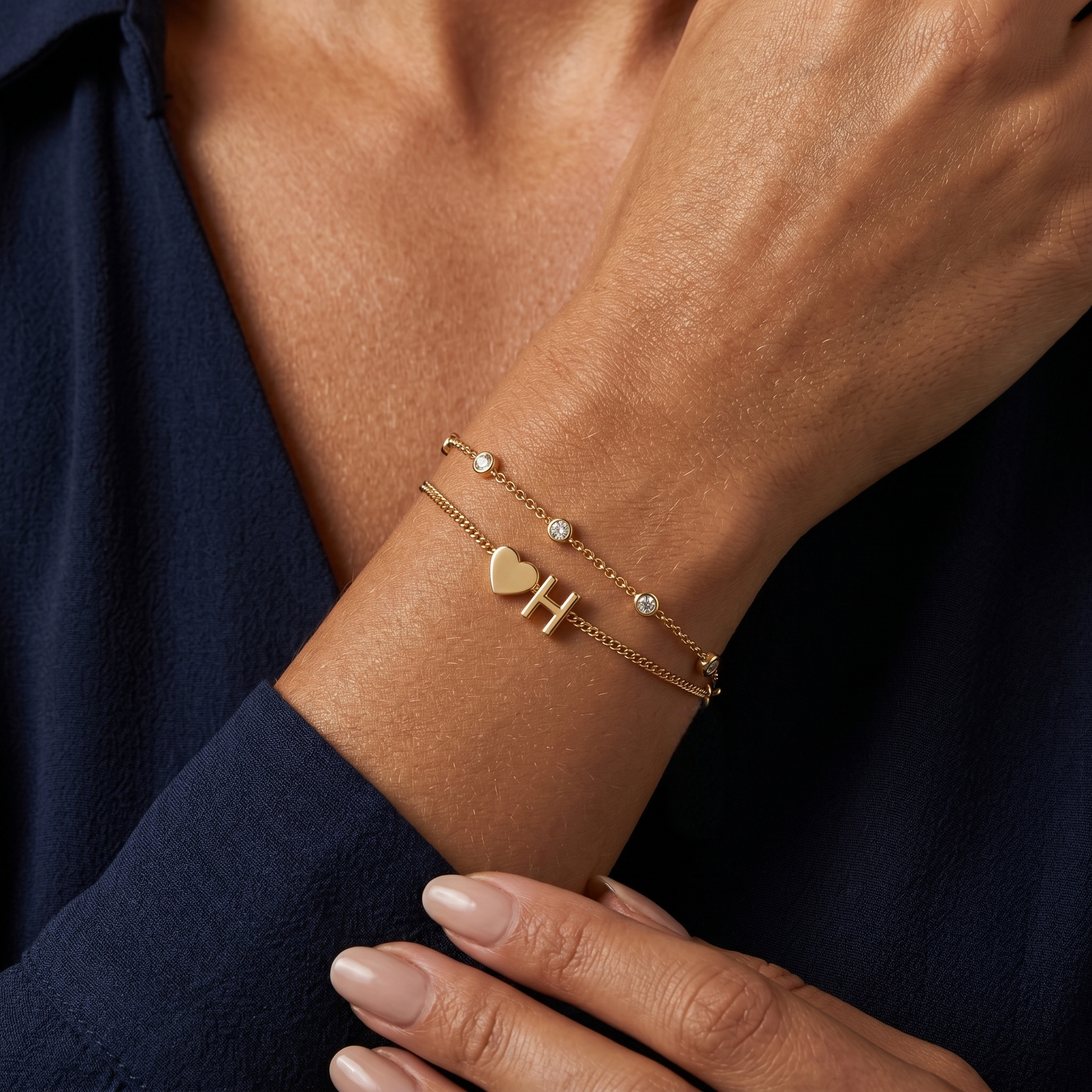 Initial Bracelet "Amor"