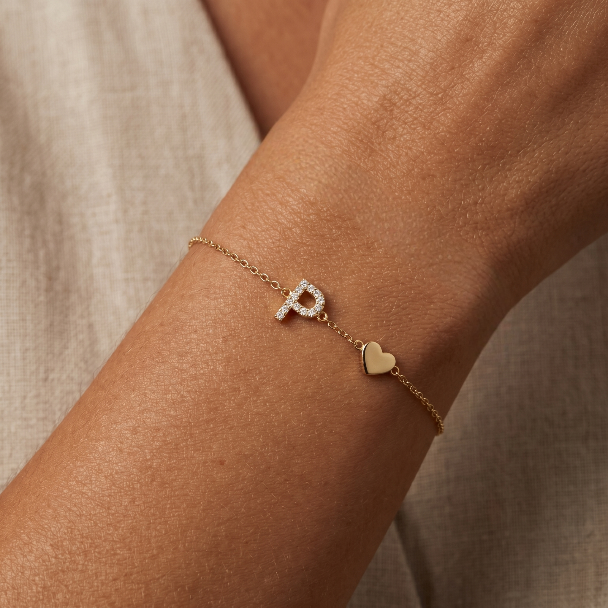 Initial Bracelet "Charm"